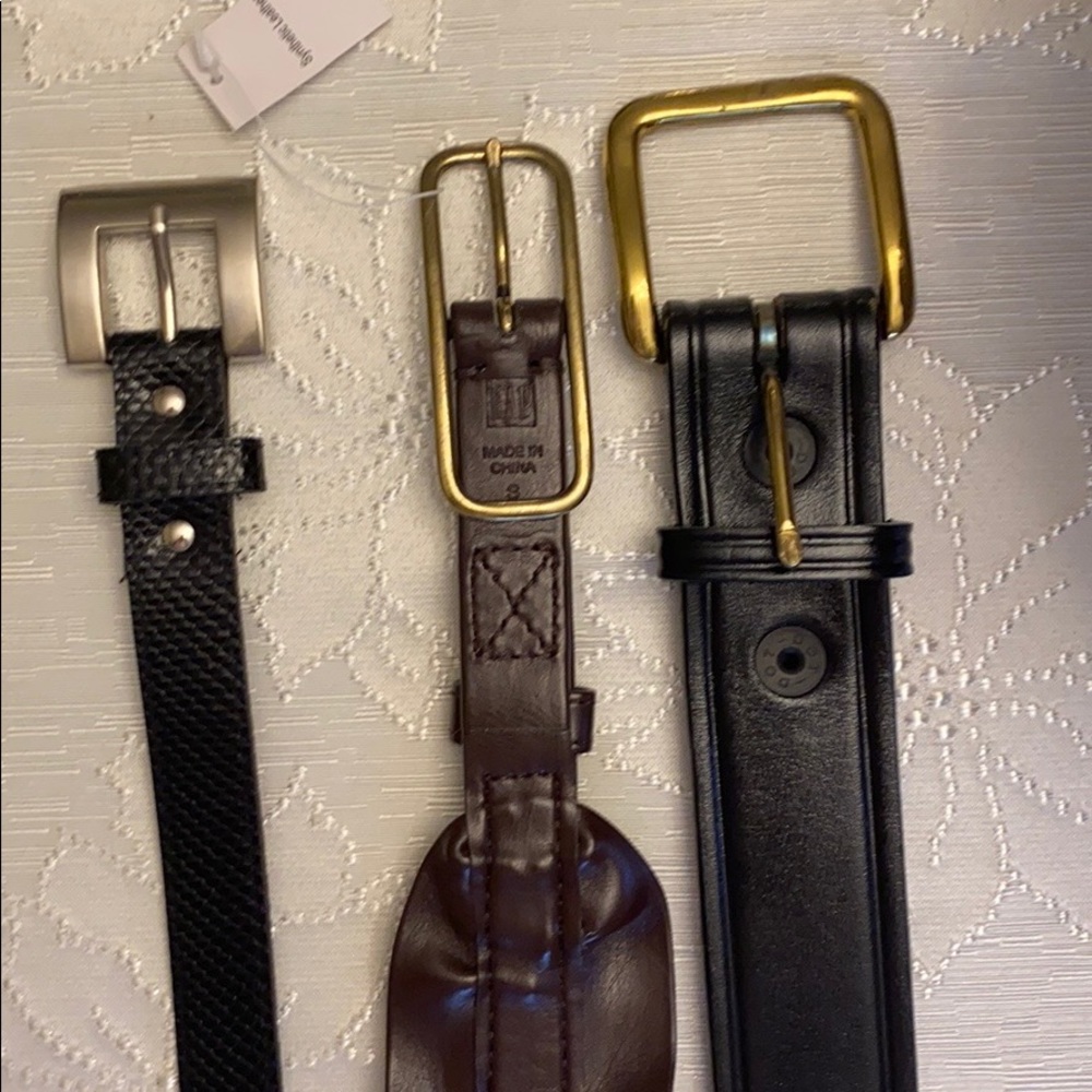 Size small belts $3 each or $7 all